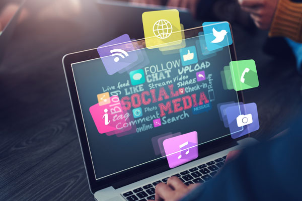 Integrated marketing across various channels, including social media, search engines, and websites.