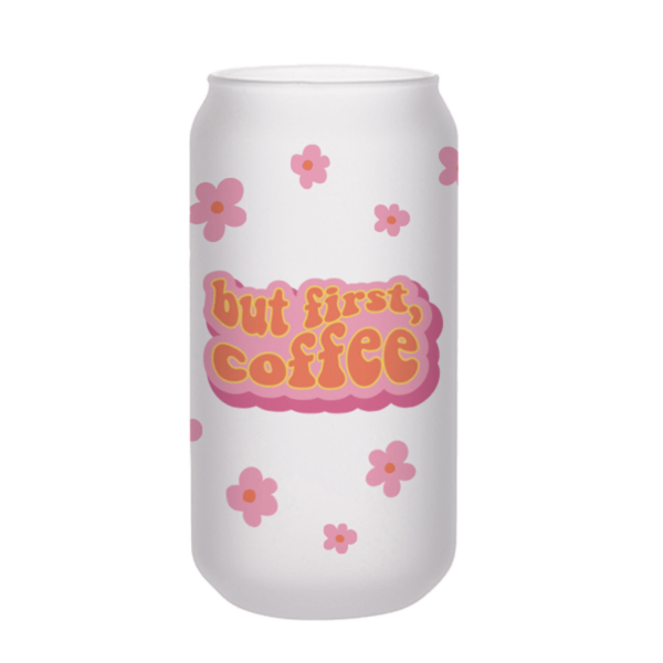 Frosted Beer Can Glass - Image 2