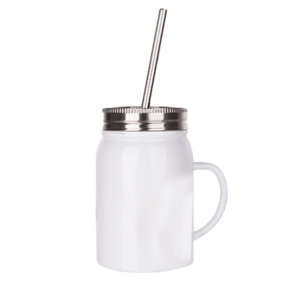 Steel Mason Jar