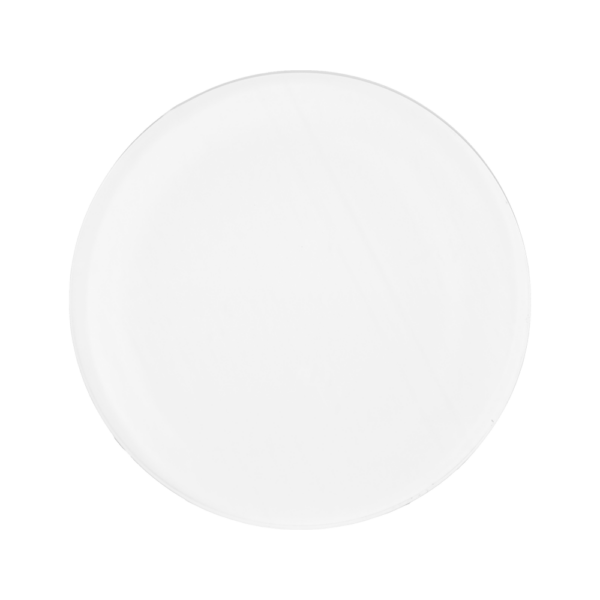 Round White Coaster