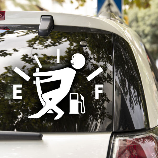 Gas Meter Boy Decal