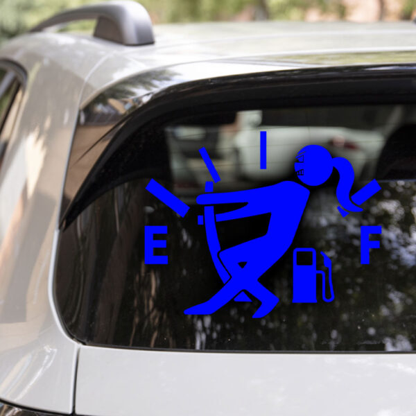 Gas Meter Girl Decal - Image 4