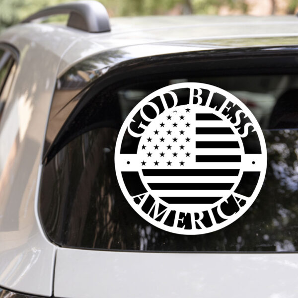 God Bless America Decal