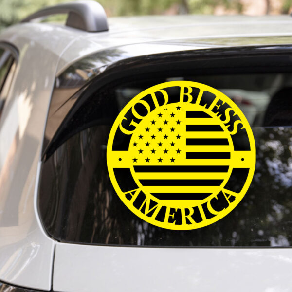 God Bless America Decal - Image 5