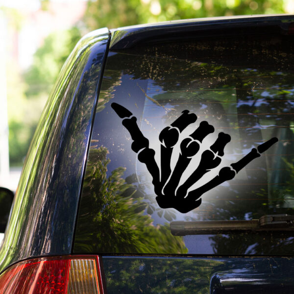 Hang Loose Skeleton Hands Decal - Image 2