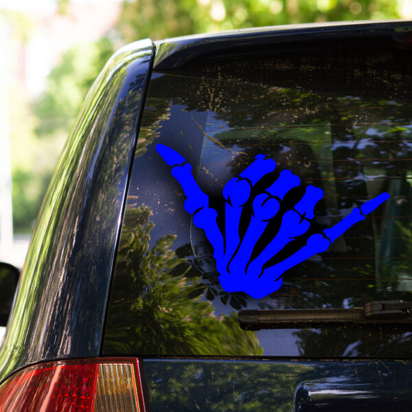 Hang Loose Skeleton Hands Decal - Image 4