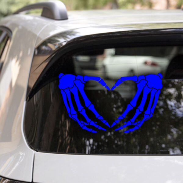 Heart Hands Car Window Decal - Image 4