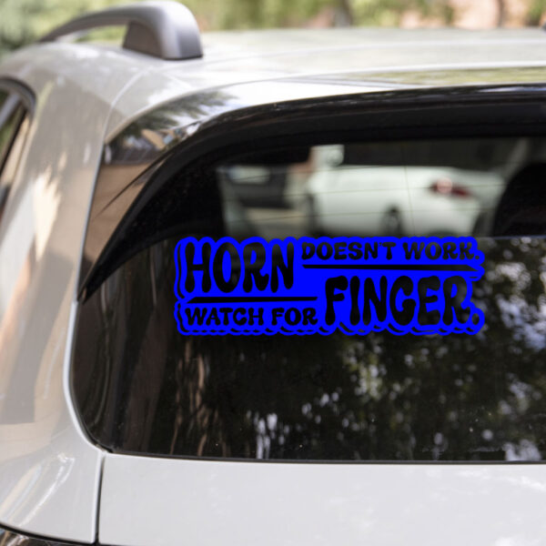 Horn Doesn't Work Watch For Finger Decal - Image 4